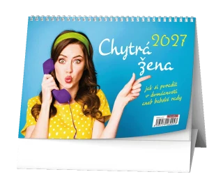 Stolní kalendář 2027 Stolní kalendář - Chytrá žena