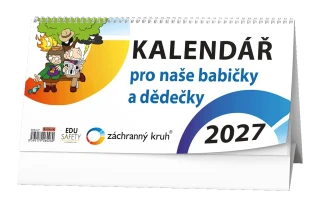 Stolní kalendář 2027 Stolní kalendář - Kalendář pro naše babičky a dědečky