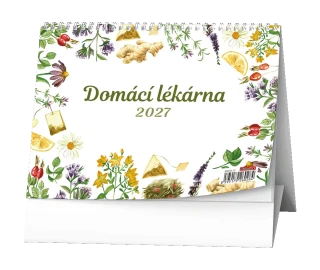 Stolní kalendář 2027 Stolní kalendář - Domácí lékárna