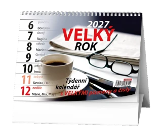 Stolní kalendář 2027 Stolní kalendář - Velký rok