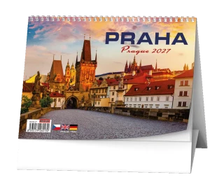 Stolní kalendář 2027 Stolní kalendář - Praha
