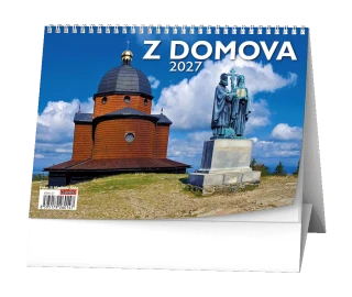 Stolní kalendář 2027 Stolní kalendář - Z domova