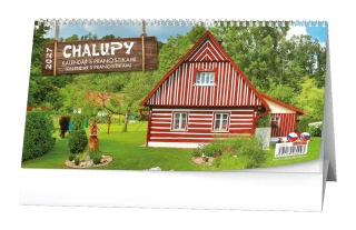 Stolní kalendář 2027 Stolní kalendář - Chalupy