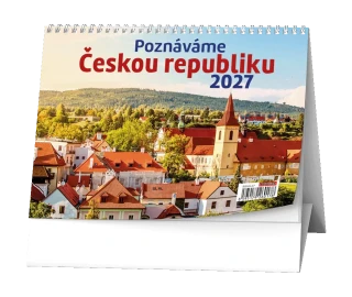 Stolní kalendář 2027 Stolní kalendář - Poznáváme Českou republiku