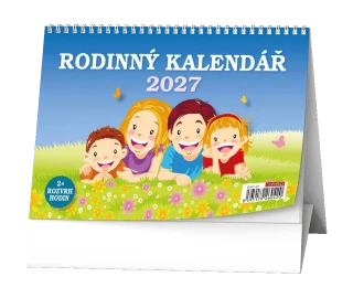 Stolní kalendář 2027 Stolní kalendář - Rodinný kalendář