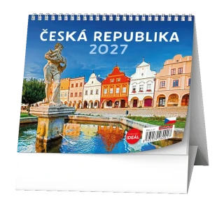 Stolní kalendář 2027 Stolní kalendář - IDEÁL - Česká republika