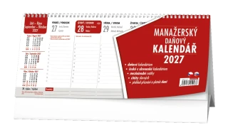 Stolní kalendář 2027 Stolní kalendář - Manažerský kalendář
