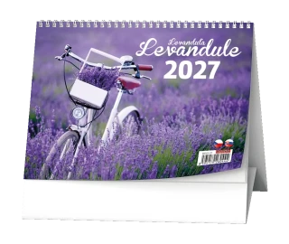 Stolní kalendář 2027 Stolní kalendář - Levandule