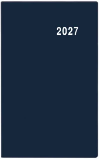 Diář 2027 Týdenní diář - Gustav - PVC - modrá
