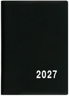 Diář 2027 Týdenní diář - Hynek - PVC - černá