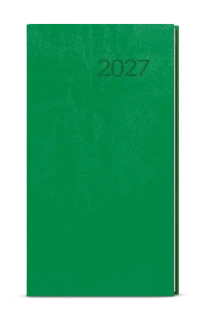Diář 2027 Týdenní diář - Jakub - Vivella - kapesní - jasně zelená