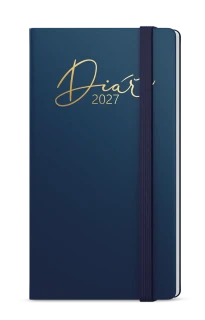 Diář 2027 Týdenní diář - Jakub - Luxi - kapesní - modrá
