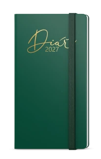 Diář 2027 Týdenní diář - Jakub - Luxi - kapesní - bordó