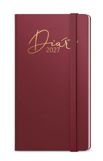 Diář 2027 Týdenní diář - Jakub - Luxi - kapesní - zelená