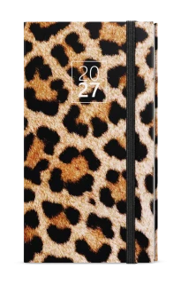 Diář 2027 Týdenní diář - Jakub - Lamino - kapesní - Leopard
