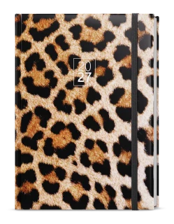 Diář 2027 Týdenní diář - Oskar - Lamino - A5 - Leopard
