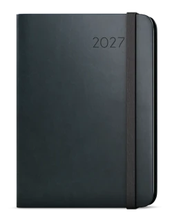 Diář 2027 Týdenní diář - Zoro - Flexi - A5 - černá