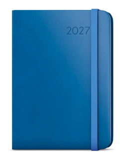 Diář 2027 Týdenní diář - Zoro - Flexi - A5 - jasně modrá