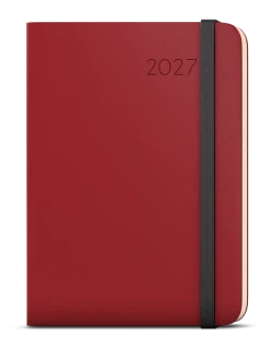 Diář 2027 Týdenní diář - Zoro - Hemingway - A5 - bordó