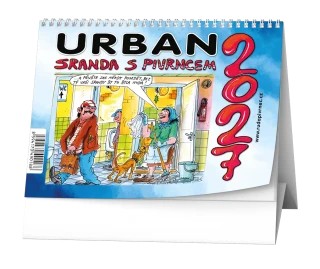 Stolní kalendář 2027 Stolní kalendář - Urban - Sranda s Pivrncem