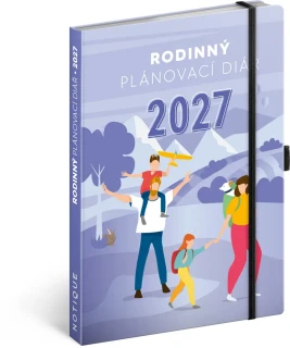 NOTIQUE Rodinný diář – pomocník všech rodičů 2027, 15 x 21 cm