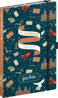 NOTIQUE Planbook diář/notes Harry Potter – Bradavický expres 2027, 13 x 21 cm