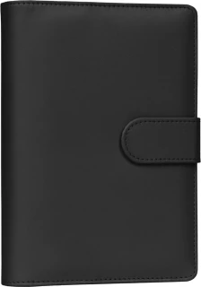 NOTIQUE Refill – Týdenní kroužkový diář s vyměnitelnými listy 2027, černý, 12,5 x 19 cm