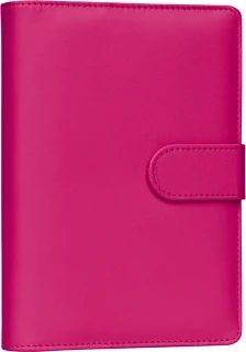 NOTIQUE Refill – Týdenní kroužkový diář s vyměnitelnými listy 2027, fuchsiový, 12,5 x 19 cm