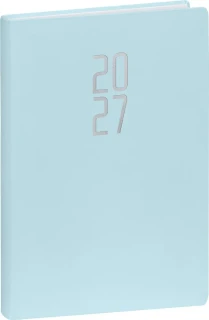 NOTIQUE Denní diář Ponza 2027, světle modrý, 15 x 21 cm