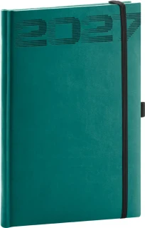 NOTIQUE Týdenní diář Aprint Top 2027, petrolejový, 15 x 21 cm