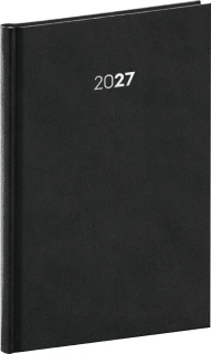 NOTIQUE Týdenní diář Balakon 2027, černý, 15 x 21 cm