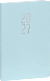 NOTIQUE Týdenní diář Ponza 2027, světle modrý, 15 x 21 cm