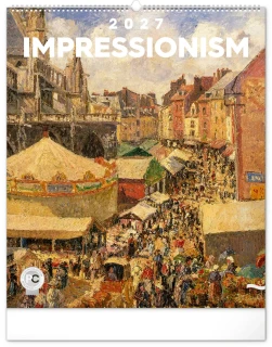 NOTIQUE Nástěnný kalendář Impresionismus 2027, 48 x 56 cm
