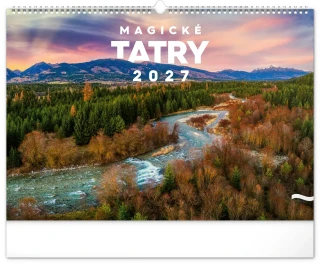 NOTIQUE Nástenný kalendár Magické Tatry 2027, 48 x 33 cm