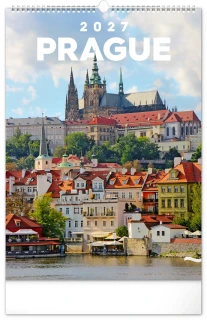 NOTIQUE Nástěnný kalendář Praha 2027, 33 x 46 cm