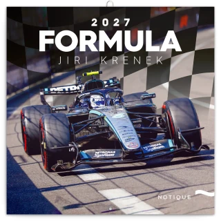 NOTIQUE Grid calendar Formula 2027, 30 x 30 cm