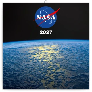 NOTIQUE Grid calendar NASA 2027, 30 x 30 cm