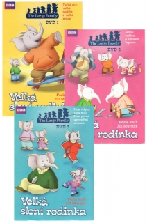 Velká sloní rodinka - kolekce 3DVD