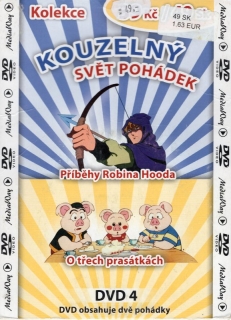 Kouzelný svět pohádek DVD 4: Příběhy Robina Hooda, O třech prasátkách