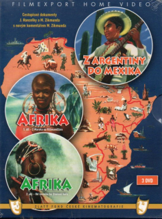Hanzelka a Zikmund - Afrika 1, Afrika 2, Z Argentiny do Mexika - 3 DVD
