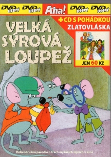 Velká sýrová loupež DVD + CD Zlatovláska