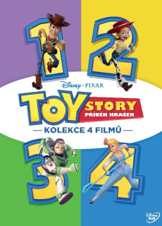 Toy Story: Příběh hraček kolekce 1.-4. 4DVD