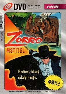 Zorro mstitel DVD
