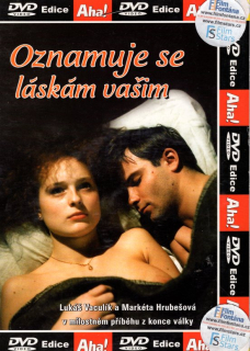 Oznamuje se láskám vašim DVD