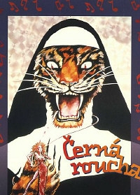 Černá roucha / papírová krabička -H