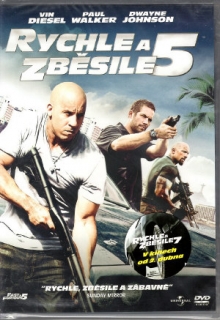 Rychle a zběsile 5 DVD